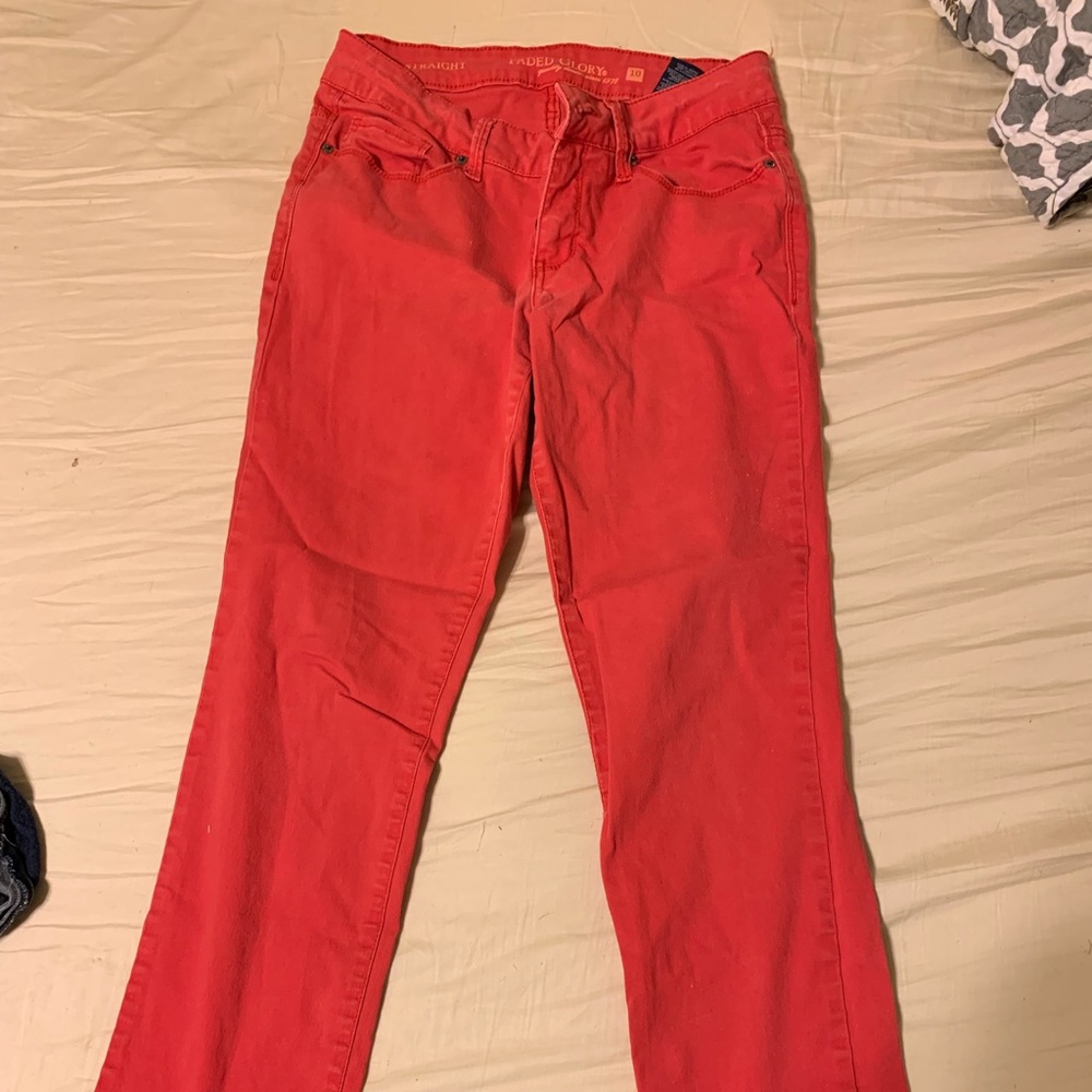 Red jeans - Picture 2 of 2